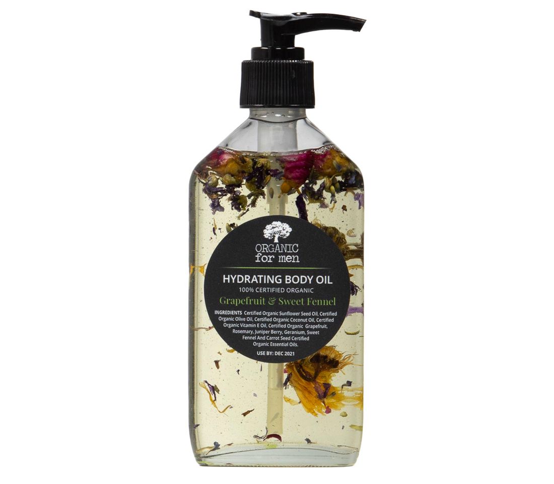 Hydrating Body Oil Grapefruit & Sweet Fennel 100 certified organic