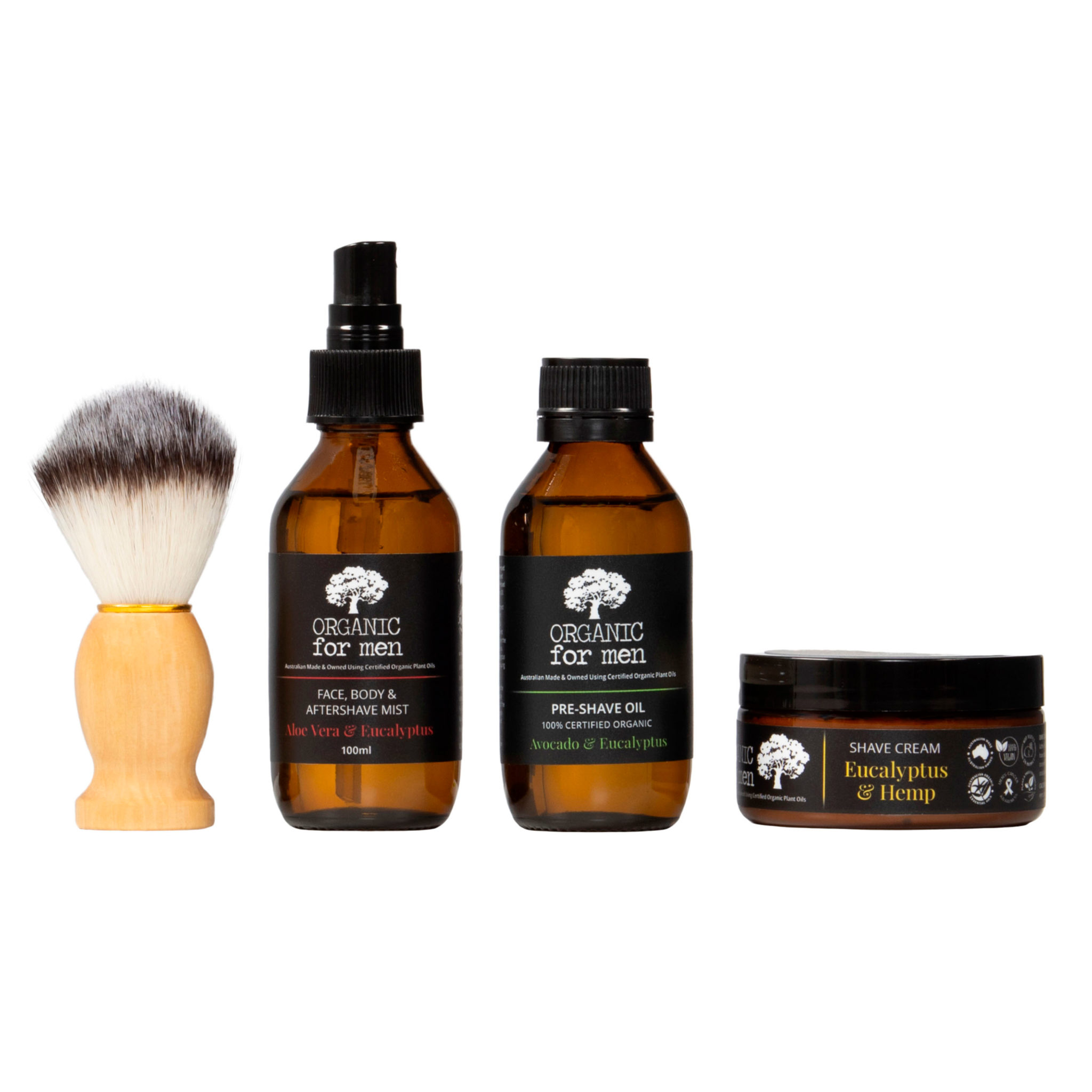 Complete Hydrating Shave Set Organic for Men