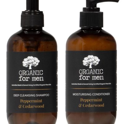 Peppermint Cedarwood Shampoo Conditioner Combo 3