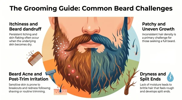 Common Beard Problems Infography