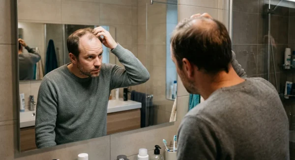 Man with Hair loss