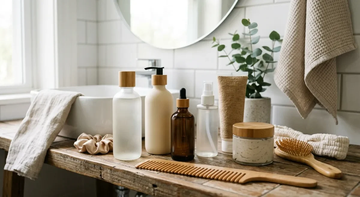 Haircare routine products