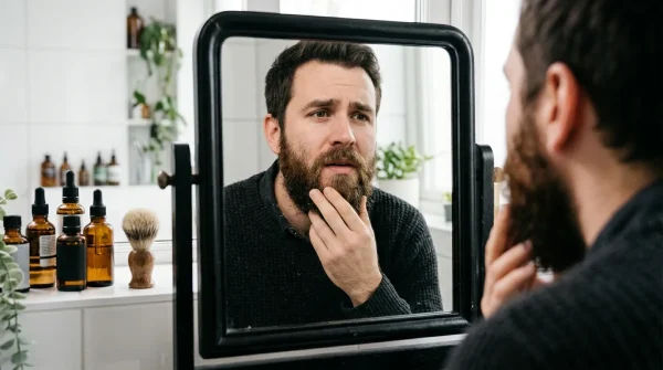 man with healthy beard