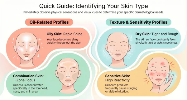 skin type Infography