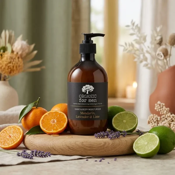 Hand & Body Moisturiser – Mandarin, Lavender & Lime