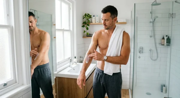 men's body moisturiser Australia natural