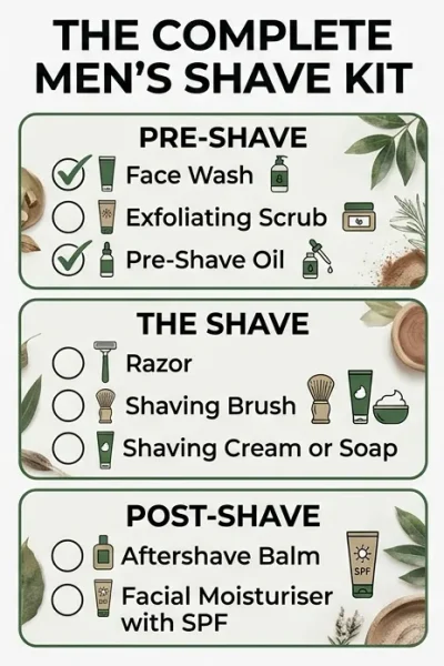 men shave kit