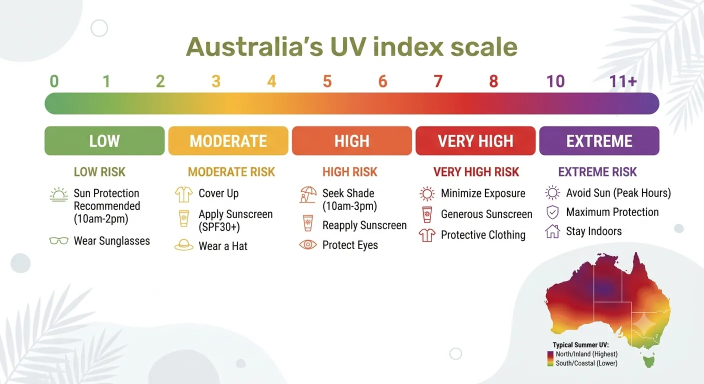Australia s UV index scale