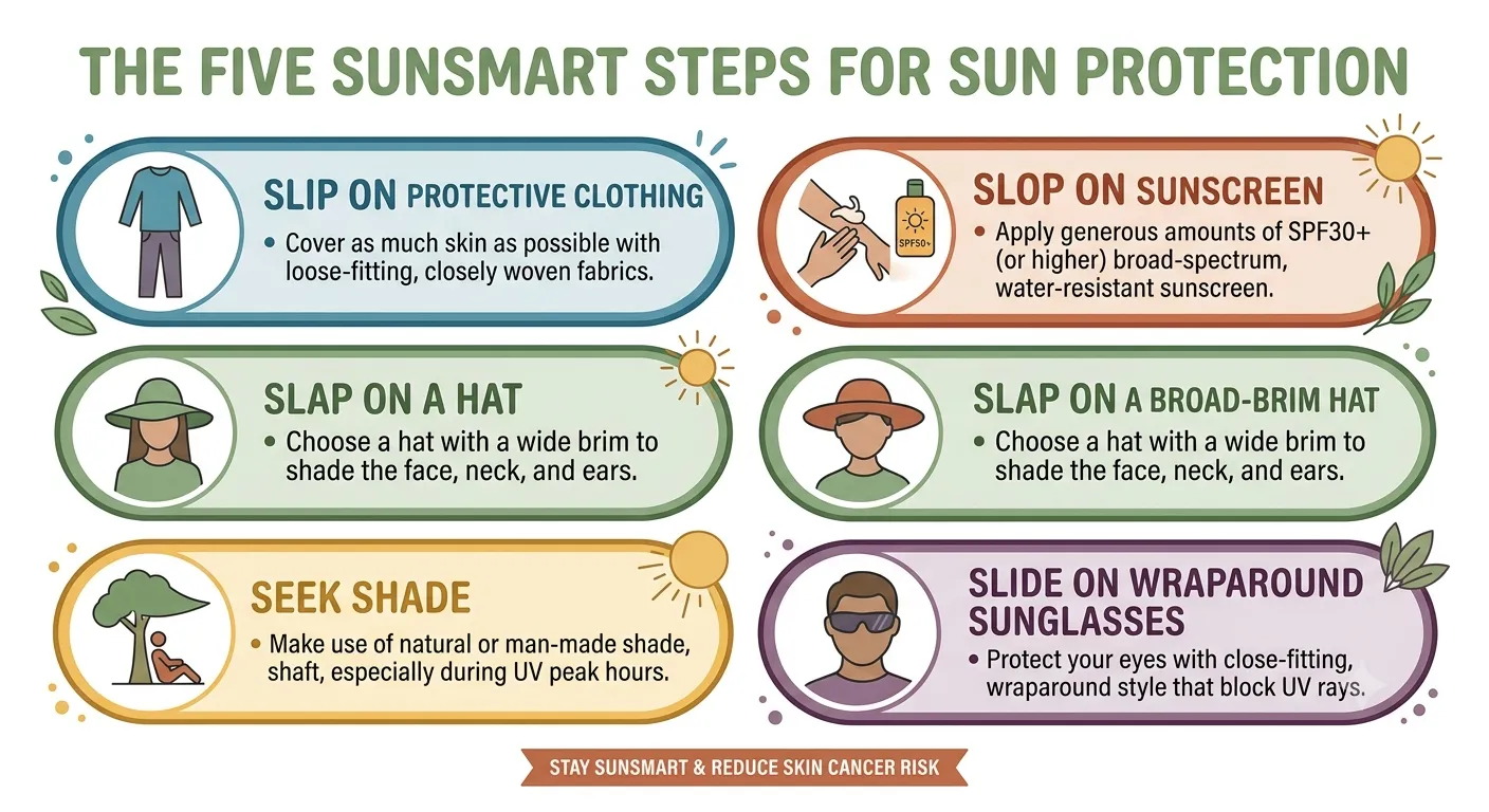 Sun protection steps