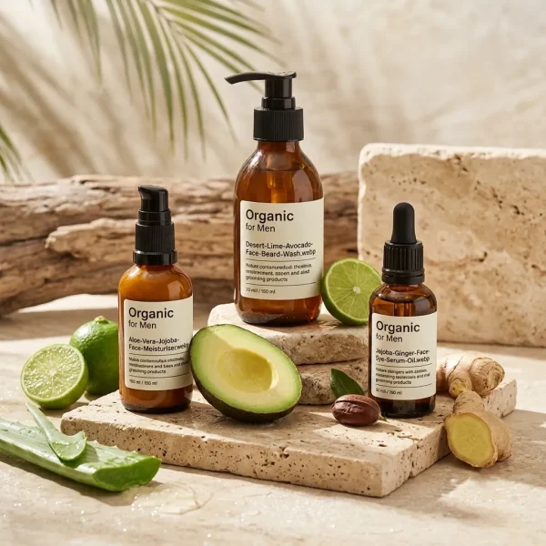 organic for men products for anti ageing routine